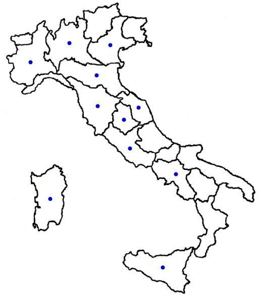 Copertura I.A.L. sul Territorio Italiano